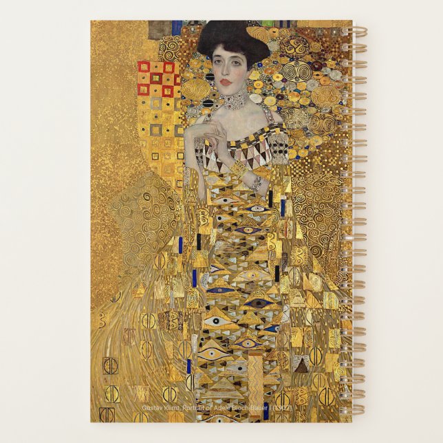 Agenda Gustav Klimt – Adele Bloch-Bauer – Custom Text (Verso)