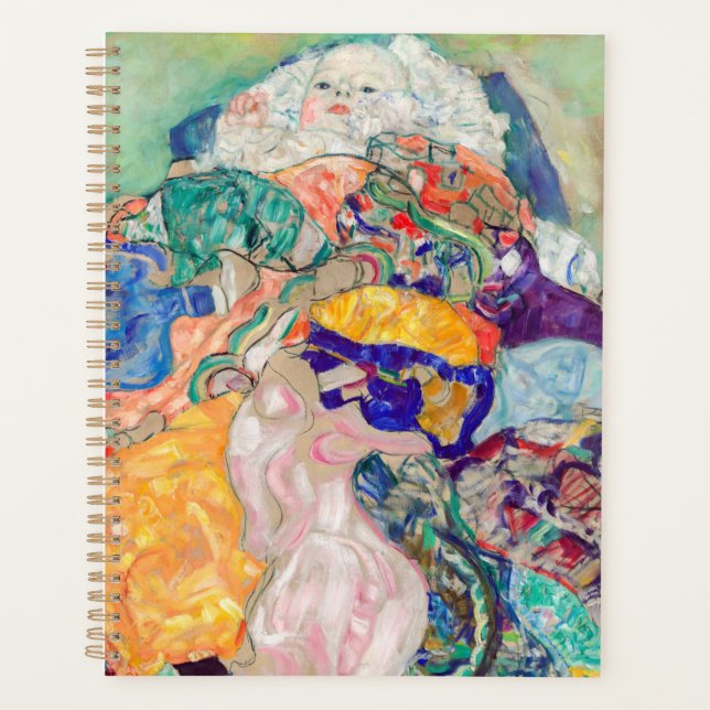 Agenda Gustav Klimt - Bebê/Berço (Frente)