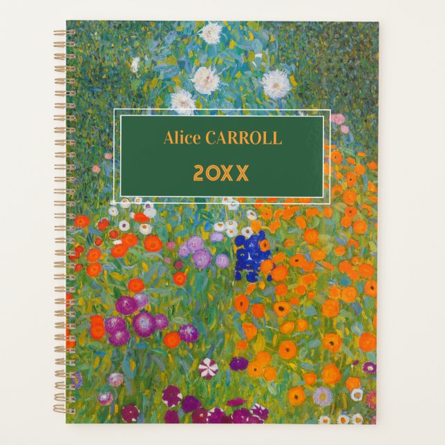 Agenda Gustav Klimt - Jardim Flor (Frente)
