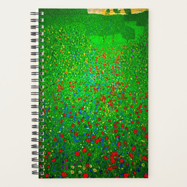 Agenda Gustav Klimt Poppy Field (Frente)