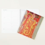 Agenda Gustav Klimt Red Woman Dourada pintura Cobra<br><div class="desc">Gustav Klimt Red Woman Dourado Cobra Art Nouveau Painting - Gustav Klimt era um pintor simbolista austríaco, e membro do movimento Viena Secessão. Ele usava ouro real em sua bela obra de mulheres novinhas e arte decorativa. Esta pintura Klimt se chamava "Medicina" ou "Higieia". A pintura de Gustav Klimt é...</div>