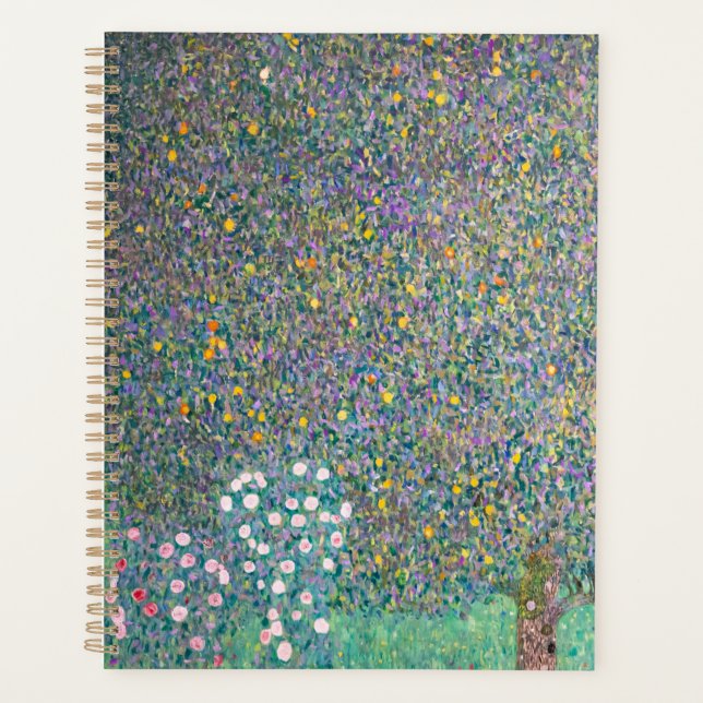 Agenda Gustav Klimt - Rosebushes debaixo das Árvores (Frente)