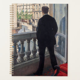 Agenda Gustave Caillebotte - Jovem à sua Janela