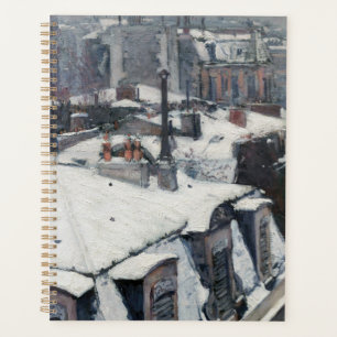 Agenda Gustave Caillebotte - Telhados na neve