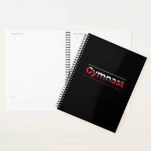 Agenda Gymnast - Mínimalista Palavra de ginástica moderna