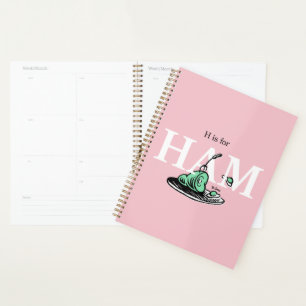 Agenda "H é para HAM" Design de Alfabeto