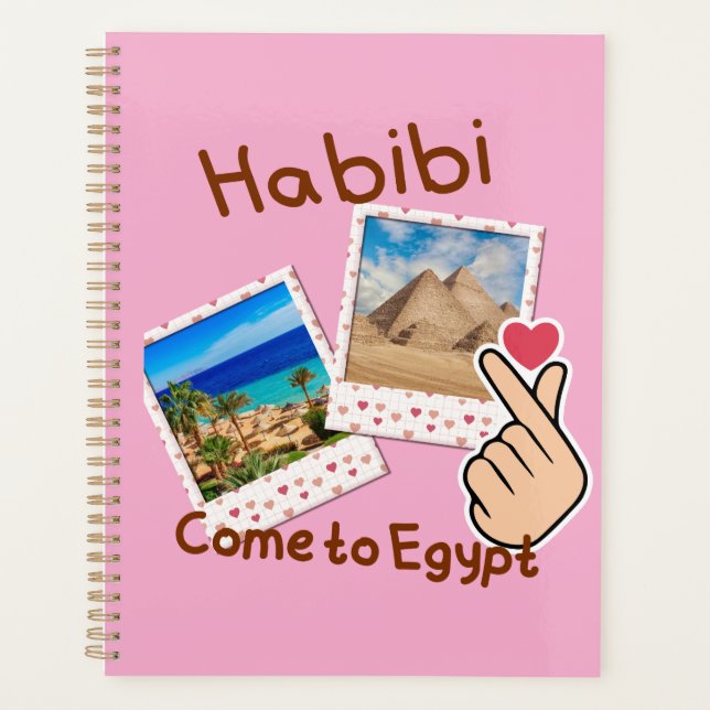 Agenda Habibi Venha para o Egito (Frente)