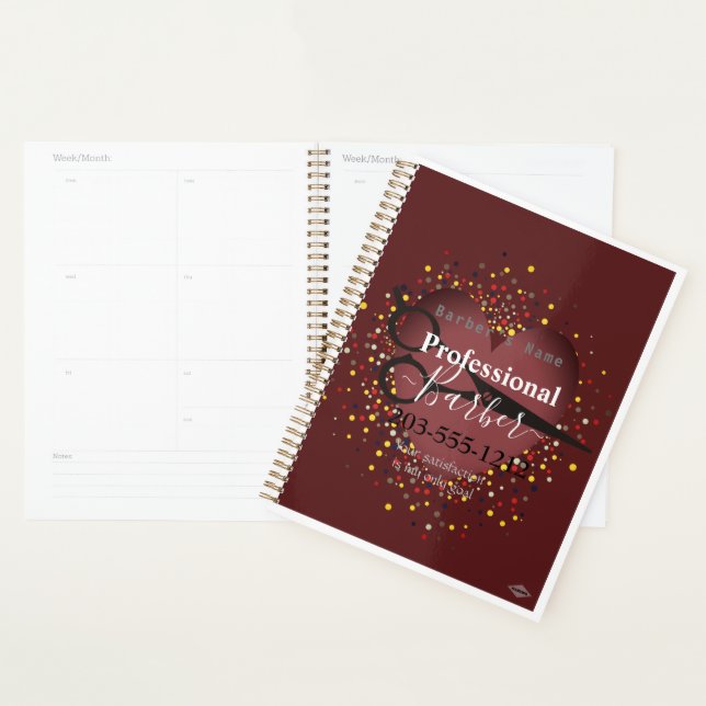 Agenda Hairdresser Daily Planner HAMbyWG (Exibição)