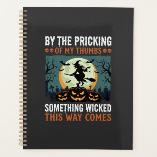 Agenda Halloween Bruxa Maligna Abóbora Vintage