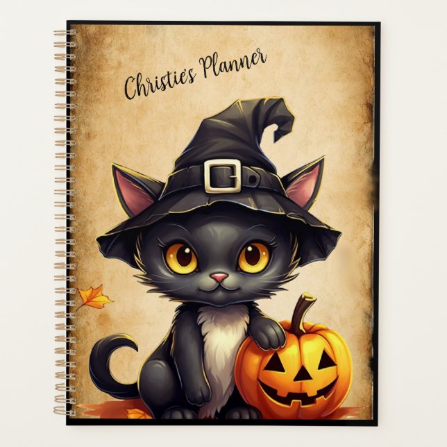 Agenda Halloween Cat (Frente)