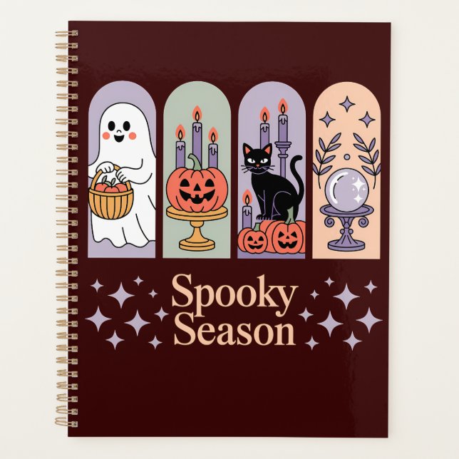 Agenda Halloween Pattern Spooky Season (Frente)