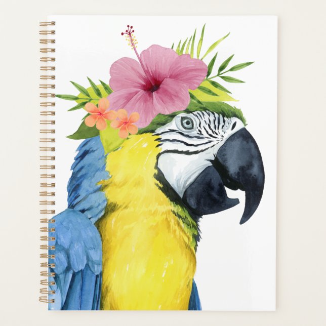 Agenda Halo Tropical - Papagaio (Frente)