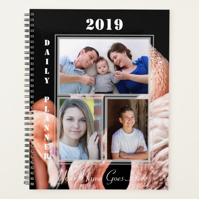 Agenda HAMbWG - Flamingos Rosa (Frente)