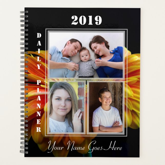 Agenda HAMbWG - Margarida Gerber Laranja Amarela (Frente)