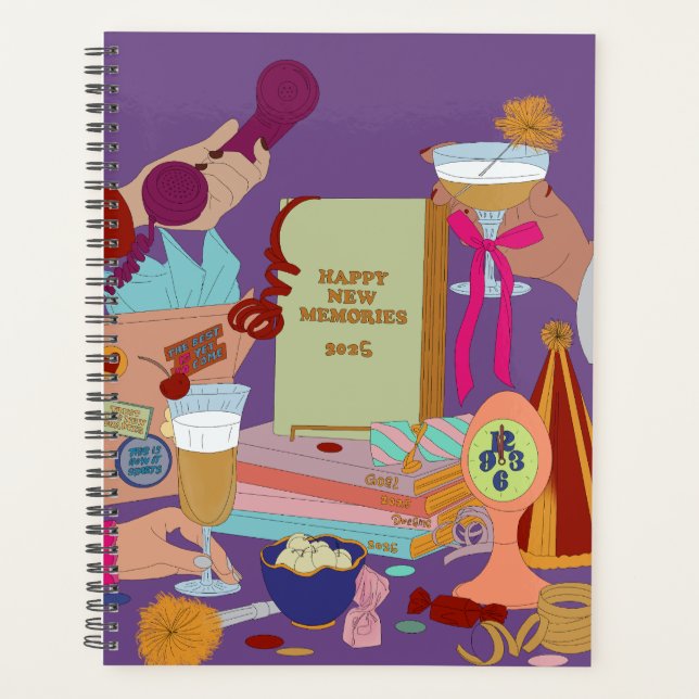AGENDA HAPPY NEW MEMORIES SCHEDULE 2025 (Frente)