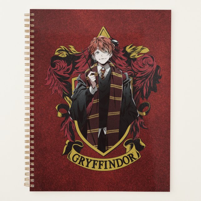 Agenda HARRY POTTER™ | Anime Ron Weasley House Crest (Frente)