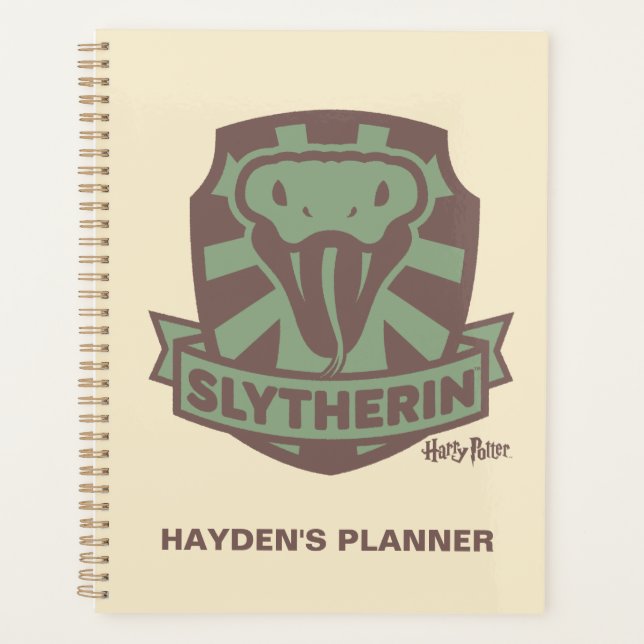 Agenda HARRY POTTER™ | Crest. SLYTHERIN™ Mágico de Verão (Frente)