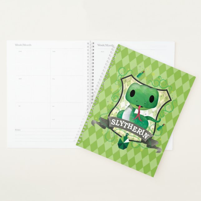 Agenda Harry Potter| Encantador SLYTHERIN™ Crest (Exibição)