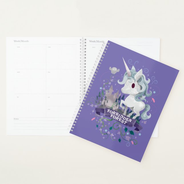 Agenda Harry Potter | Floresta Proibida Unicórnio Gráfico (Exibição)