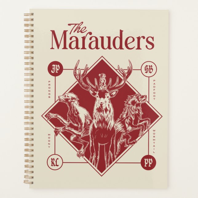 Agenda HARRY POTTER™ O Gráfico Marauders Animagus (Frente)