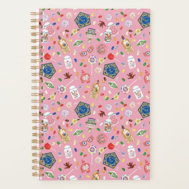 Agenda HARRY POTTER™ | Sapos de chocolate e padrão de doc (Frente)