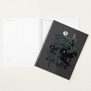 Agenda Harry Potter Thestrals Typografia Graphic