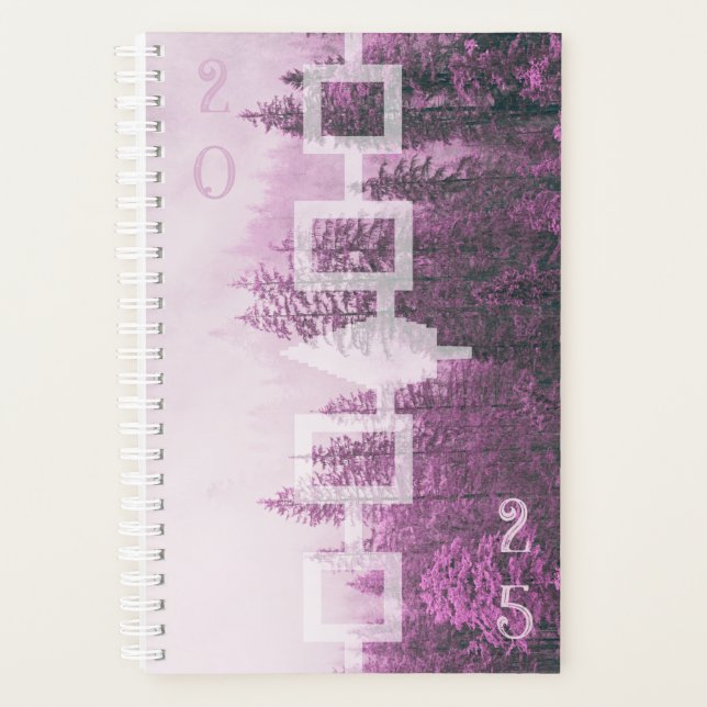 Agenda Haudenosaunee Misty Forest Flag Planner (Frente)