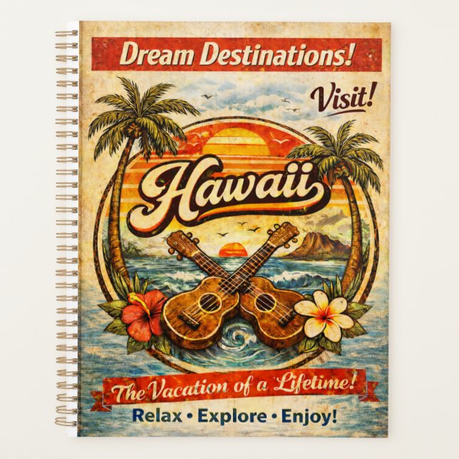 Agenda Havaí & Ukelele (Frente)