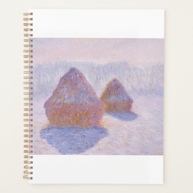 Agenda Haystacks by Claude Monet (Frente)