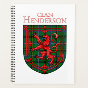 Agenda Henderson Tartan Scottish Xadrez Lion Rampant