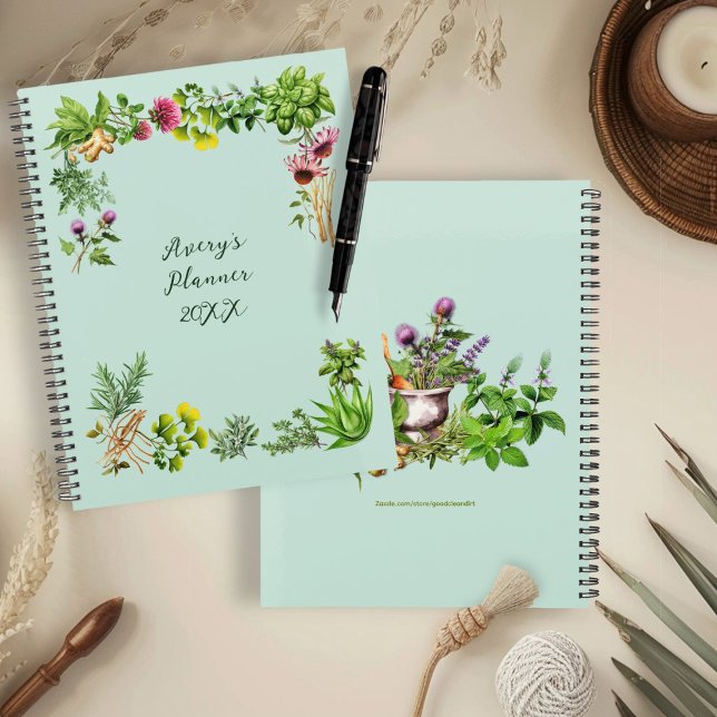 Agenda Herbalist Custom Planner (Criador carregado)