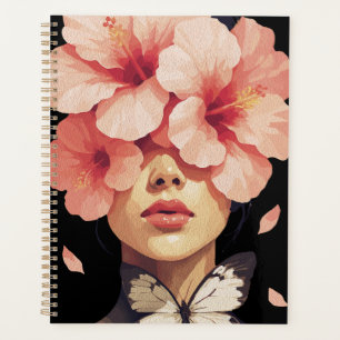 Agenda Hibisco & Borboleta – Botânica Floral Moderna