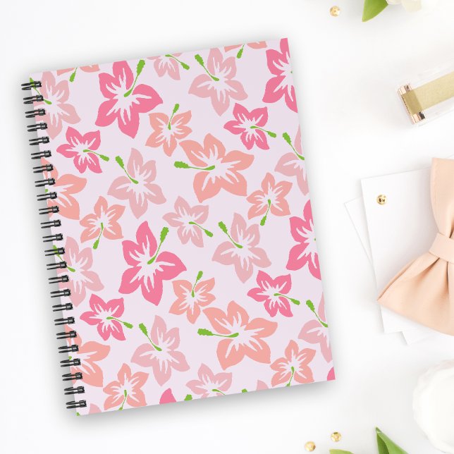 Agenda Hibisco Rosa, Flores Rosas, Padrão de Flores (Criador carregado)