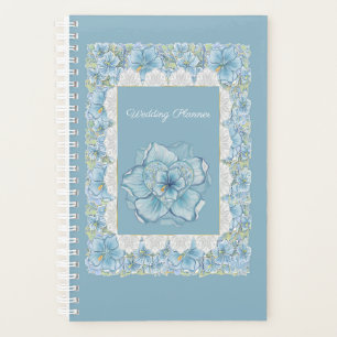 Agenda Hibiscus & lace TURQUOISE