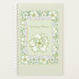 Agenda Hibiscus & lace WHITE