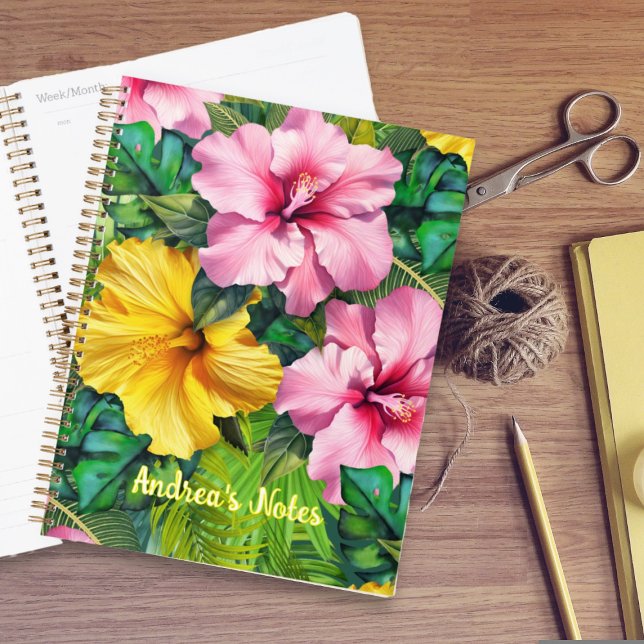 Agenda Hibiscus Tropical Nature Design Planner (Criador carregado)