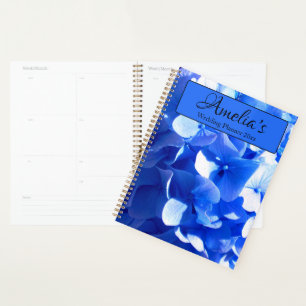 Agenda Hídrangas azuis-florais elegantes-de-cobalto
