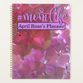 Agenda Hídrangas cor-de-rosa elegantes