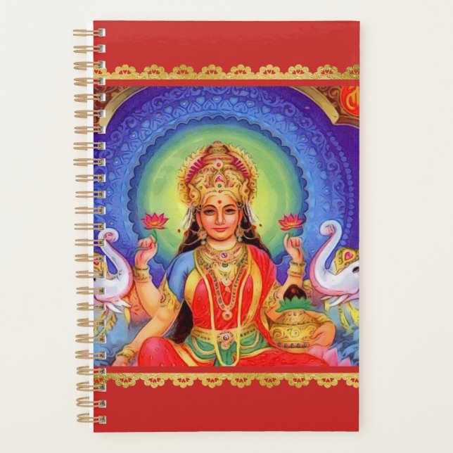 Agenda Hindu Goddess Lakshmi Maa (Frente)