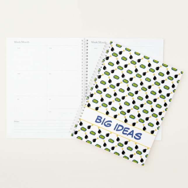 Agenda História em quadrinhos Firecrackers Super-herói GR (Exibição)