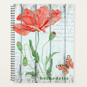 Agenda Histórico Floral Personalizado