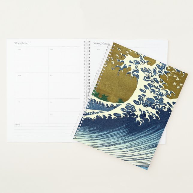 Agenda Hokusai Big Wave Japão Art (Exibição)