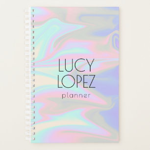 Agenda holográfico do pintinho elegante e na moda bonito