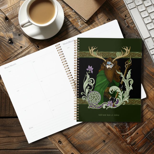 Agenda Homem Antílope Celta Verde  (Criador carregado)