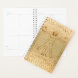 Agenda Homem Vitruviano por Leonardo Da Vinci