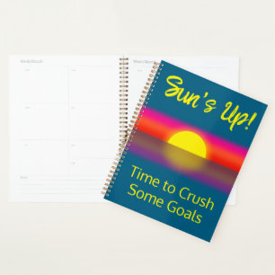 Agenda Hora de esmagar algumas metas Sol