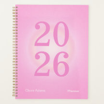 Hot Pink Aura Big Year Planner