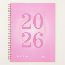 Agenda Hot Pink Aura Big Year Planner
