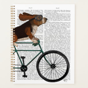 Agenda Hound Basset na Bicicleta