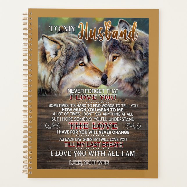 Agenda Husband Lovers | Ao Meu Marido Eu Te Amo (Frente)